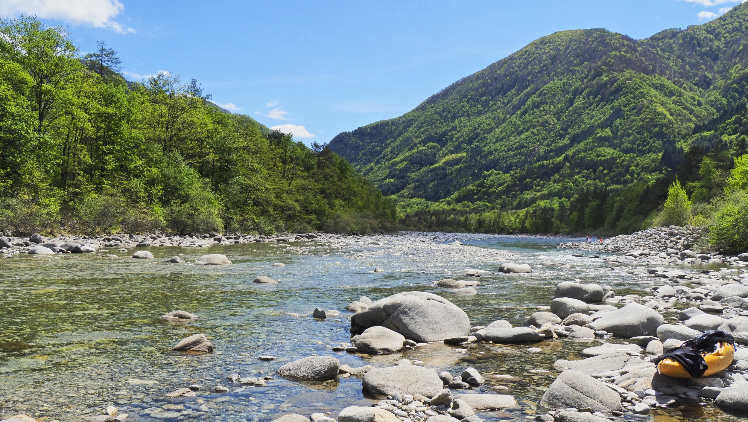 Wunderschön, aber nicht unberührt – die Flussauen der Maggia sind durch die Wasserkraft stark beeinträchtigt.