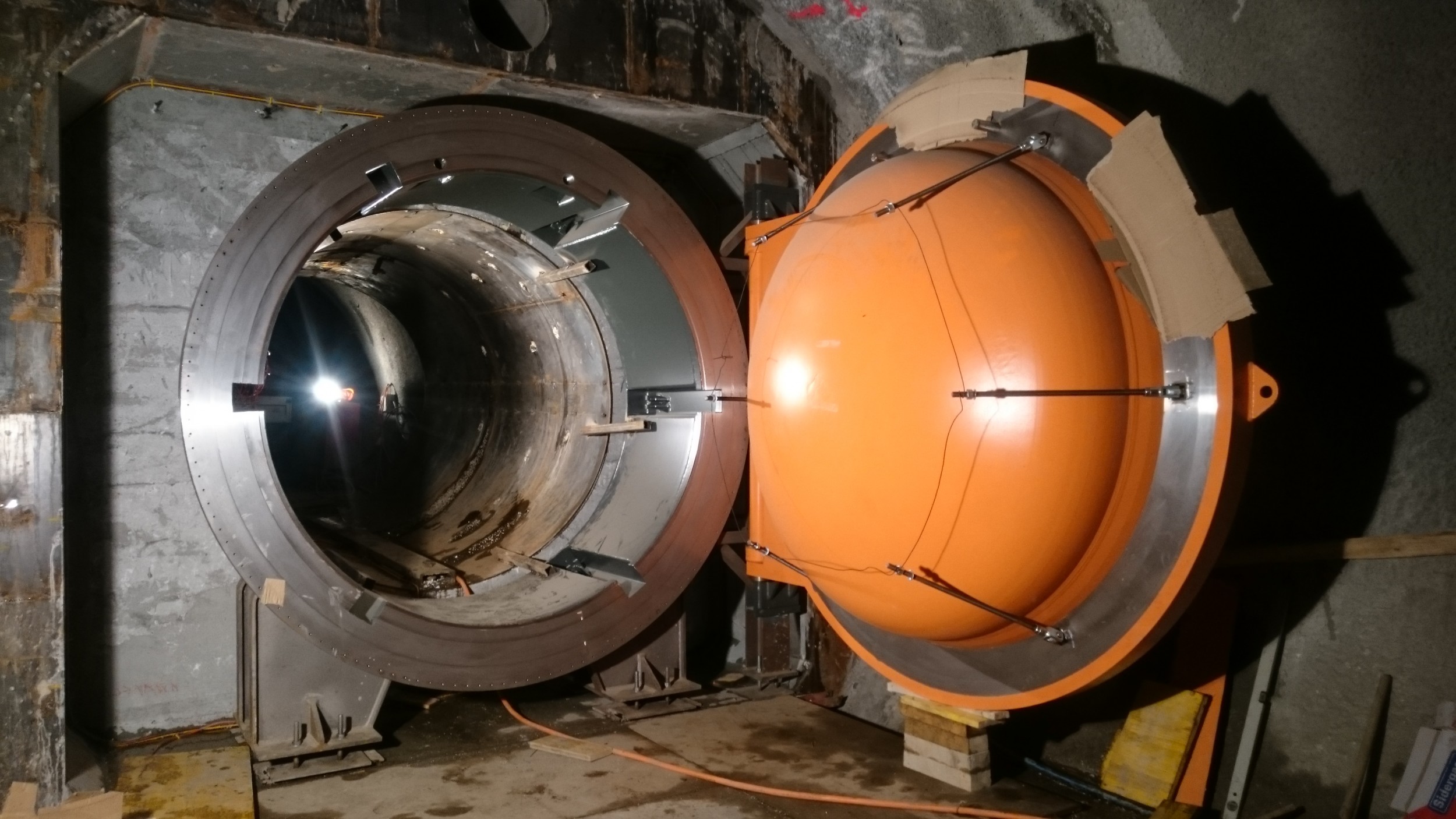 A compressed air reservoir in the Alps: the storage of electricity generated from renewable sources is being tested here.