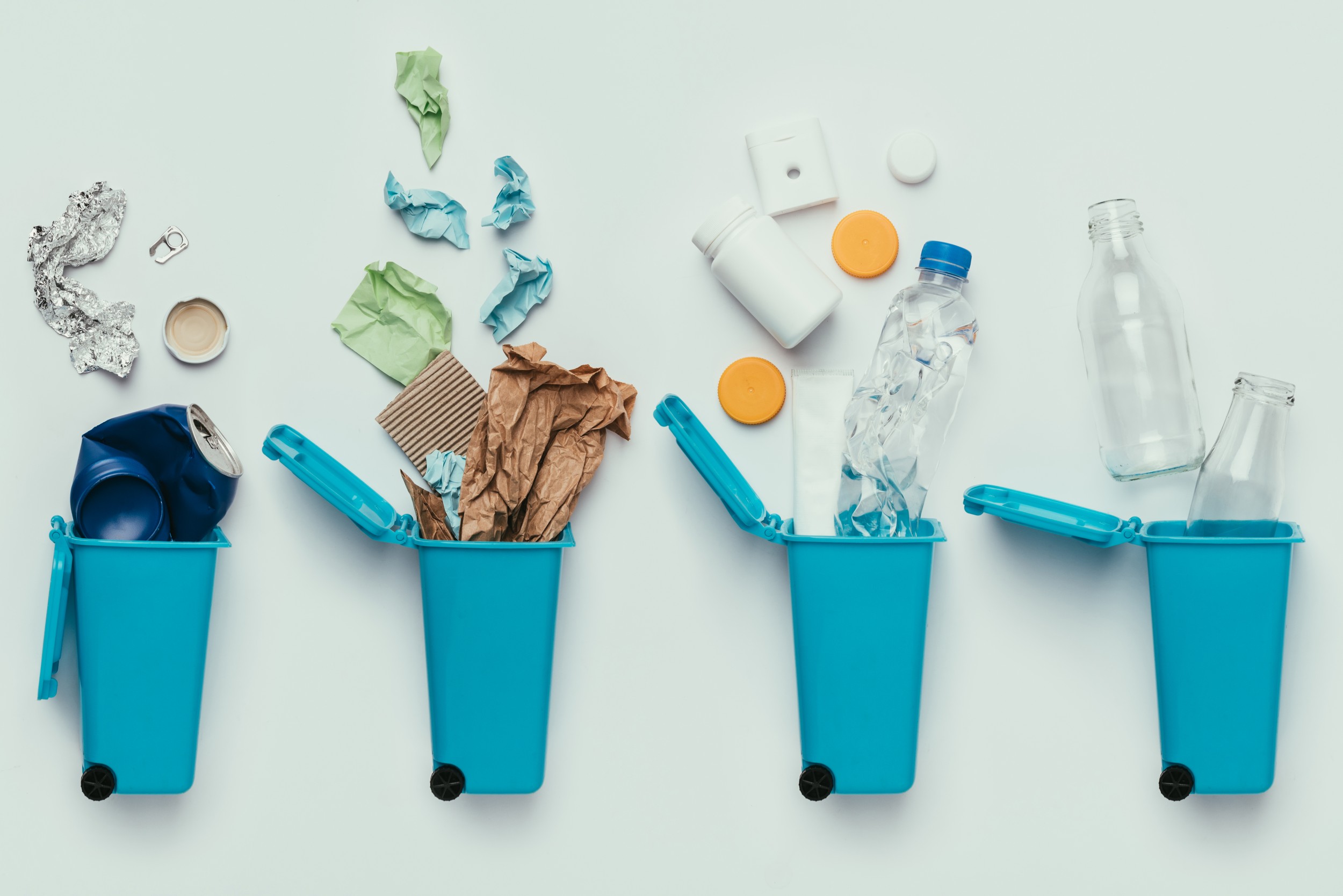 The clean separation of waste at the point of origin helps to reduce recycling costs.