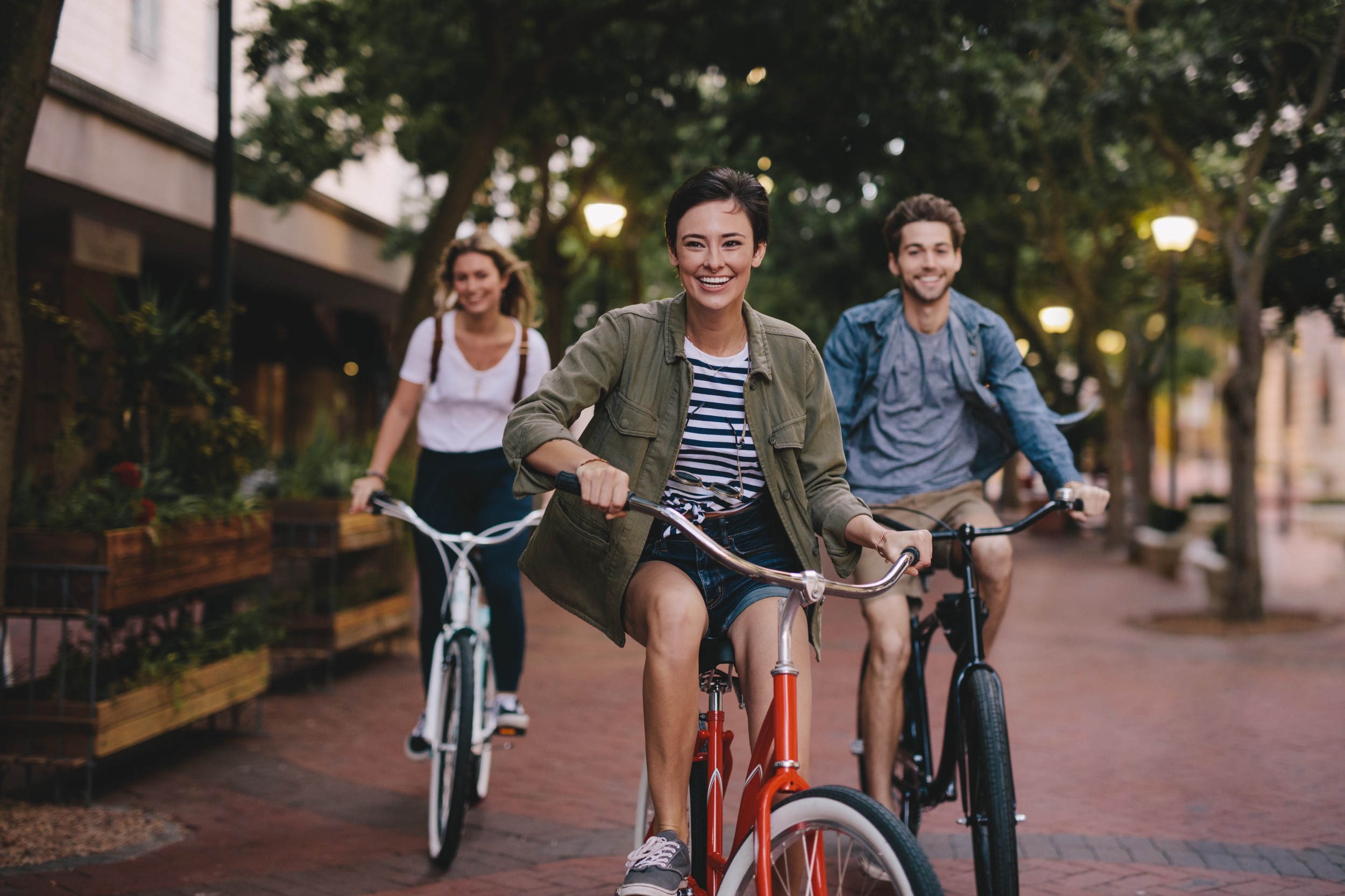 The switch from car to bicycle could work well in sports clubs.