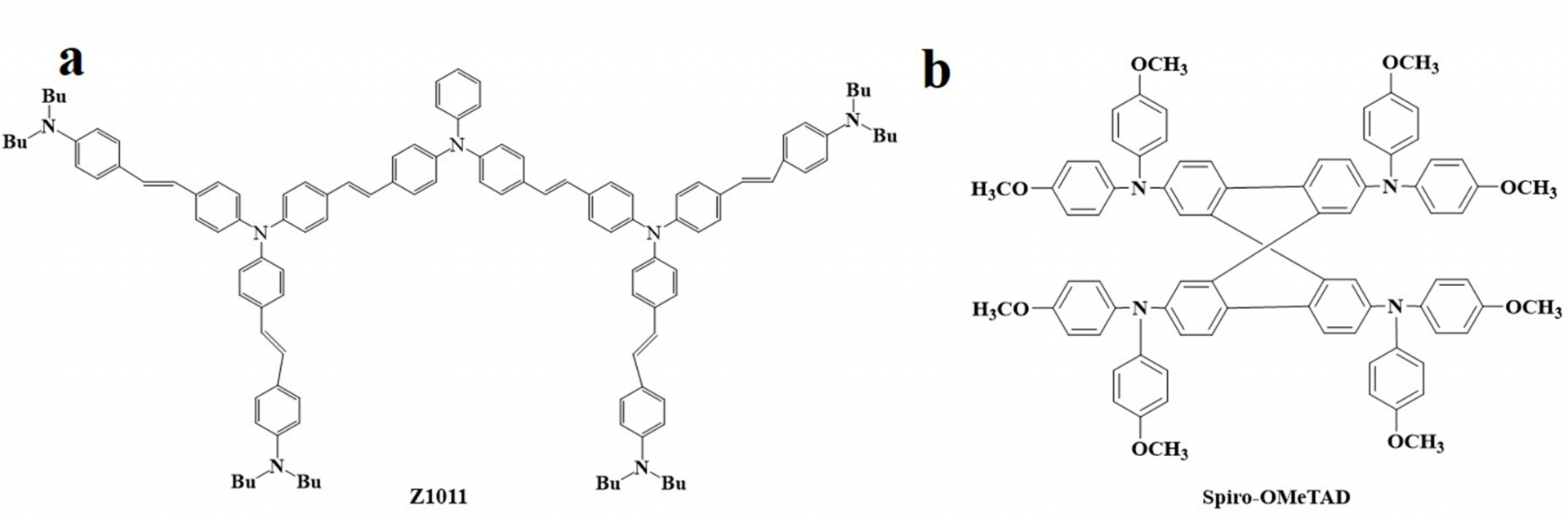 Solution élégante – les molécules de ce matériau non dopé ressemblent à s’y méprendre à un papillon.